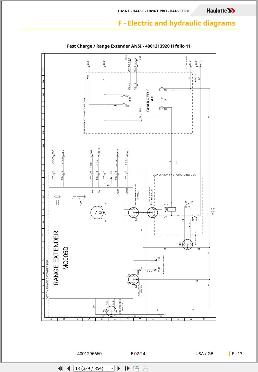 Haulotte Articulating Boom HA16 E to HA46 E PRO Service Repair Manual 4001296660 01.2024 EN (2)