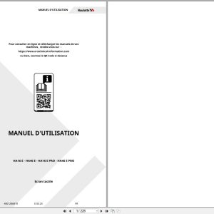 Haulotte Articulating Boom HA16 E to HA46 E PRO User Manual 4001286810 03.2025 FR (1)
