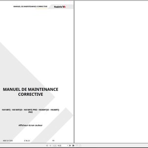 Haulotte Articulating Boom Lift HA16RTJ to HA16RTJPRO Maintenance Manual 4001317350 06.2025 FR (1)