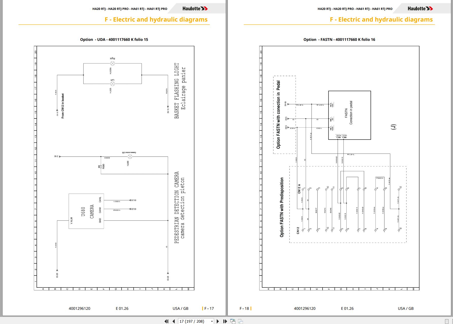 Haulotte Articulating Boom Lift HA20 RTJ to HA61 RTJ PRO Maintenance Manual 4001296120 01.2026 EN (3)