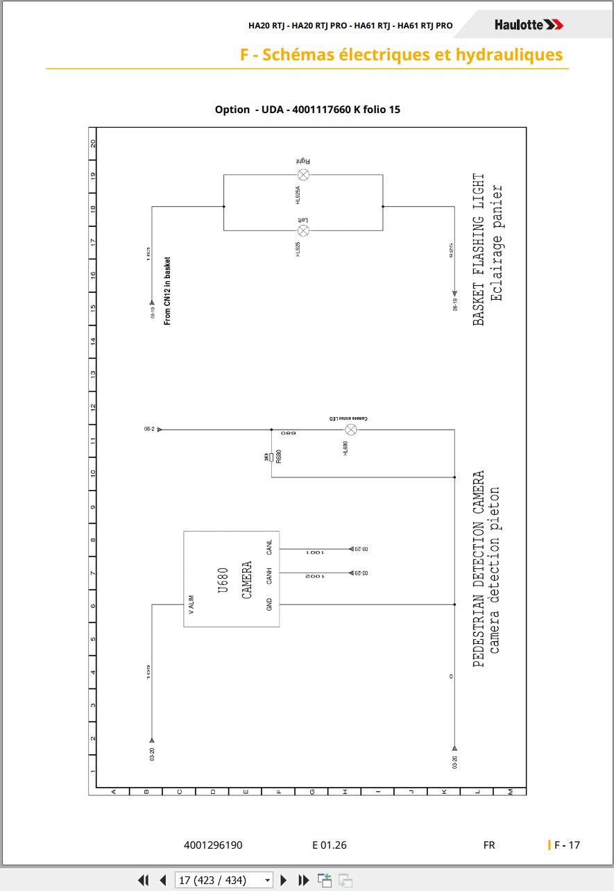 Haulotte Articulating Boom Lift HA20 RTJ to HA61 RTJ PRO Service Repair Manual 4001296190 01.2026 FR (3)