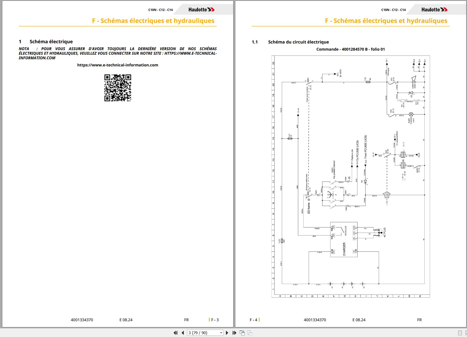Haulotte Scissor Lift C 10N C 12 C 14 Maintenance Manual 4001334370 07.2024 FR (3)