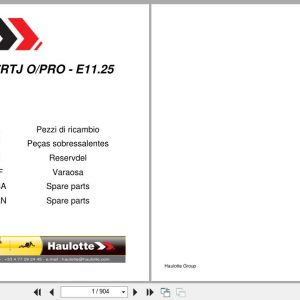 Haulotte Telescopic Booms HT23RTJ O to HT67RTJ PRO Spare Parts Catalog 4001191690 11.2025 EN FR (1)