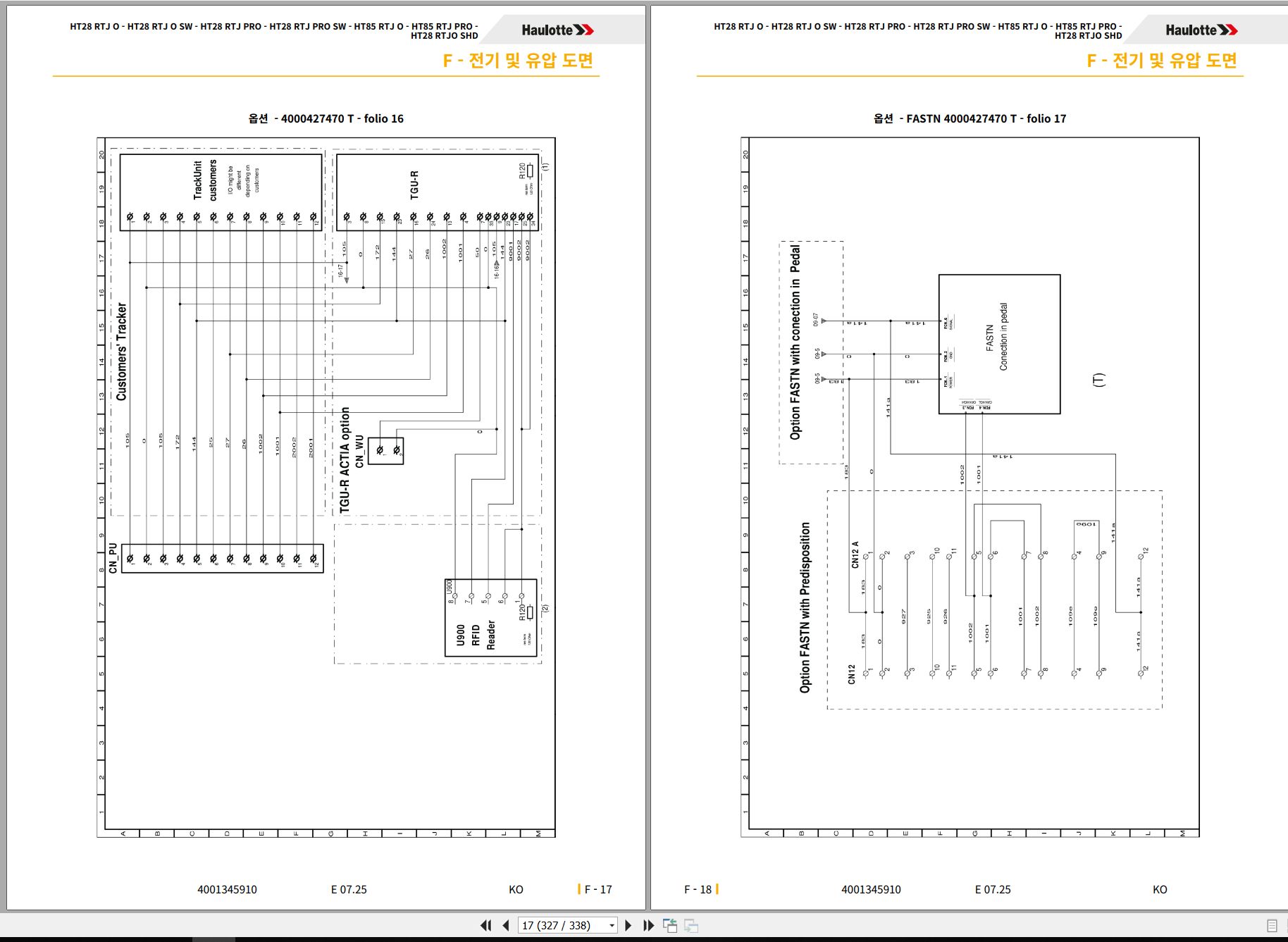 Haulotte Telescopic Booms HT28 RTJ O to HT28 RTJO SHD Maintenance Manual 4001345910 07.2025 KO (3)
