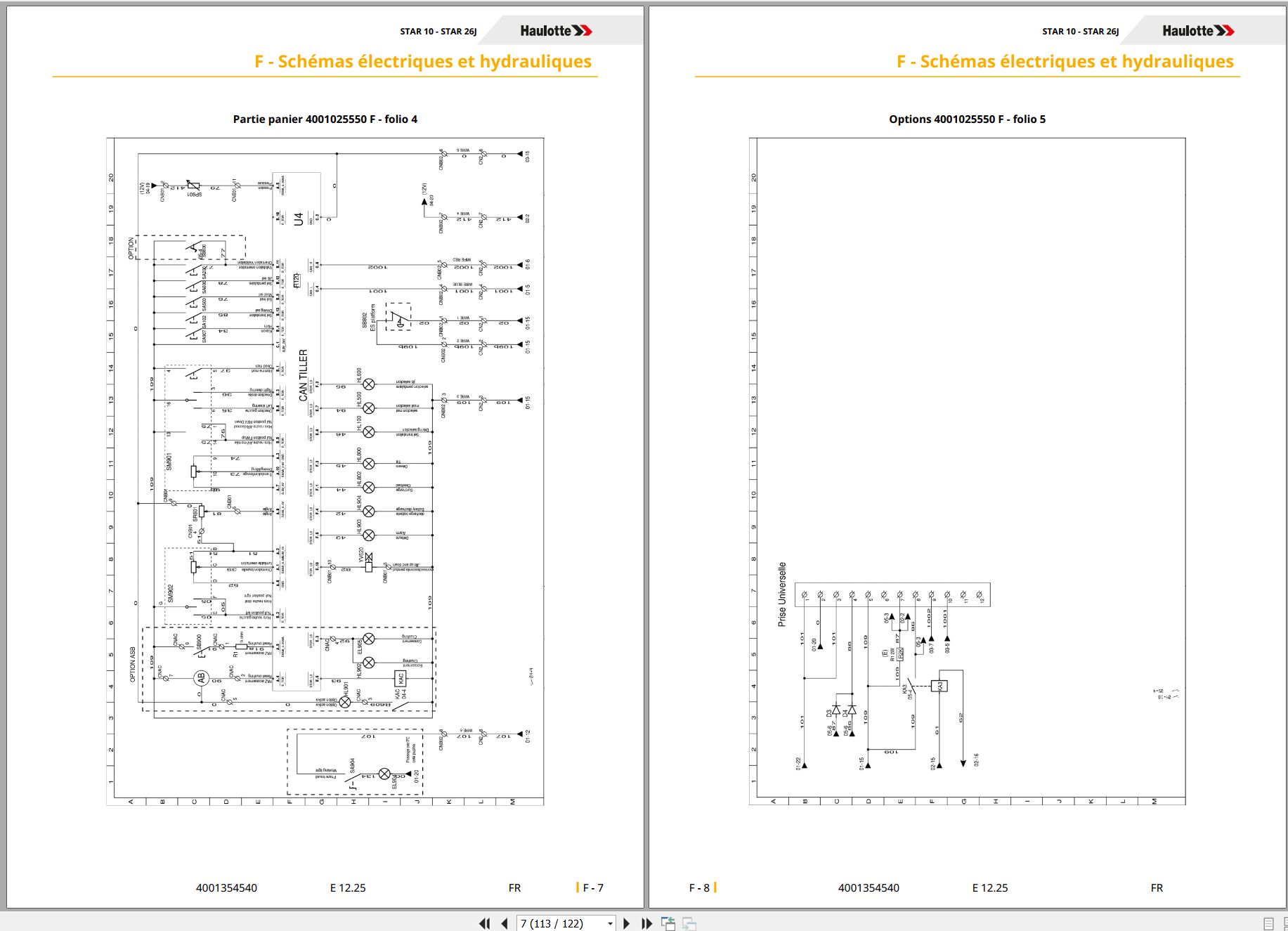 Haulotte Vertical Mast STAR 10 STAR 26J Maintenance Manual 4001354540 12.2025 FR (3)
