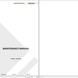 Haulotte Vertical Mast STAR 10 STAR 26J Maintenance Manual 4001354550 06.2025 EN (1)