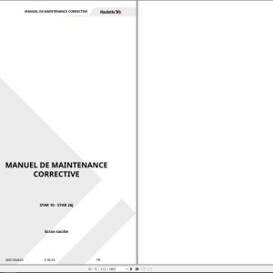 Haulotte Vertical Mast STAR 10 STAR 26J Maintenance Manual 4001354620 06.2025 FR (1)