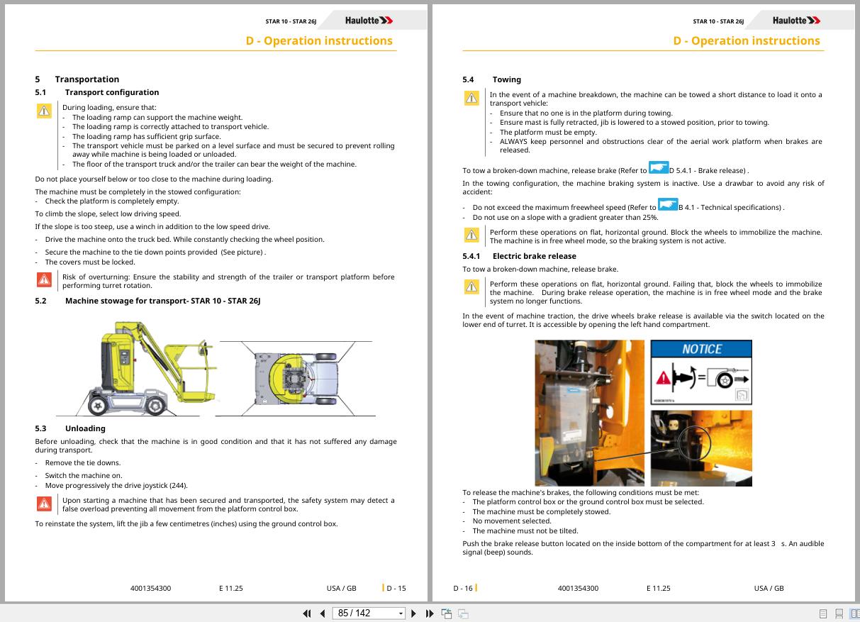 Haulotte Vertical Mast STAR 10 STAR 26J Operators Manual 4001354300 11.2025 EN (2)