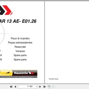Haulotte Vertical Mast STAR 6 AE STAR 13 AE Spare Parts Catalog 4001197690 01.2026 EN FR (1)