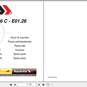 Haulotte Vertical Mast STAR 6 C Spare Parts Catalog 4001242660 01.2026 EN FR (1)