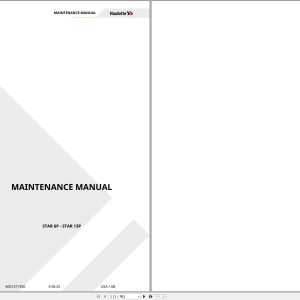 Haulotte Vertical Mast STAR 6P STAR 13P Maintenance Manual 4001371350 06.2025 EN (1)