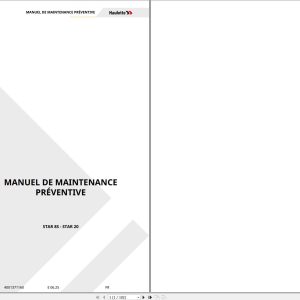 Haulotte Vertical Mast STAR 8S STAR 20 Maintenance Manual 4001371160 06.2025 FR (1)
