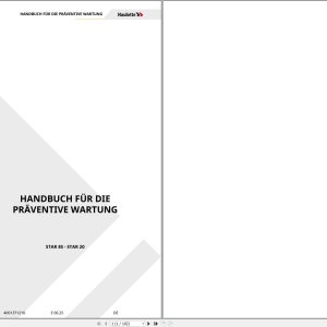 Haulotte Vertical Mast STAR 8S STAR 20 Maintenance Manual 4001371210 06.2025 DE (1)