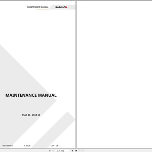 Haulotte Vertical Mast STAR 8S STAR 20 Maintenance Manual 4001404470 03.2026 EN (1)