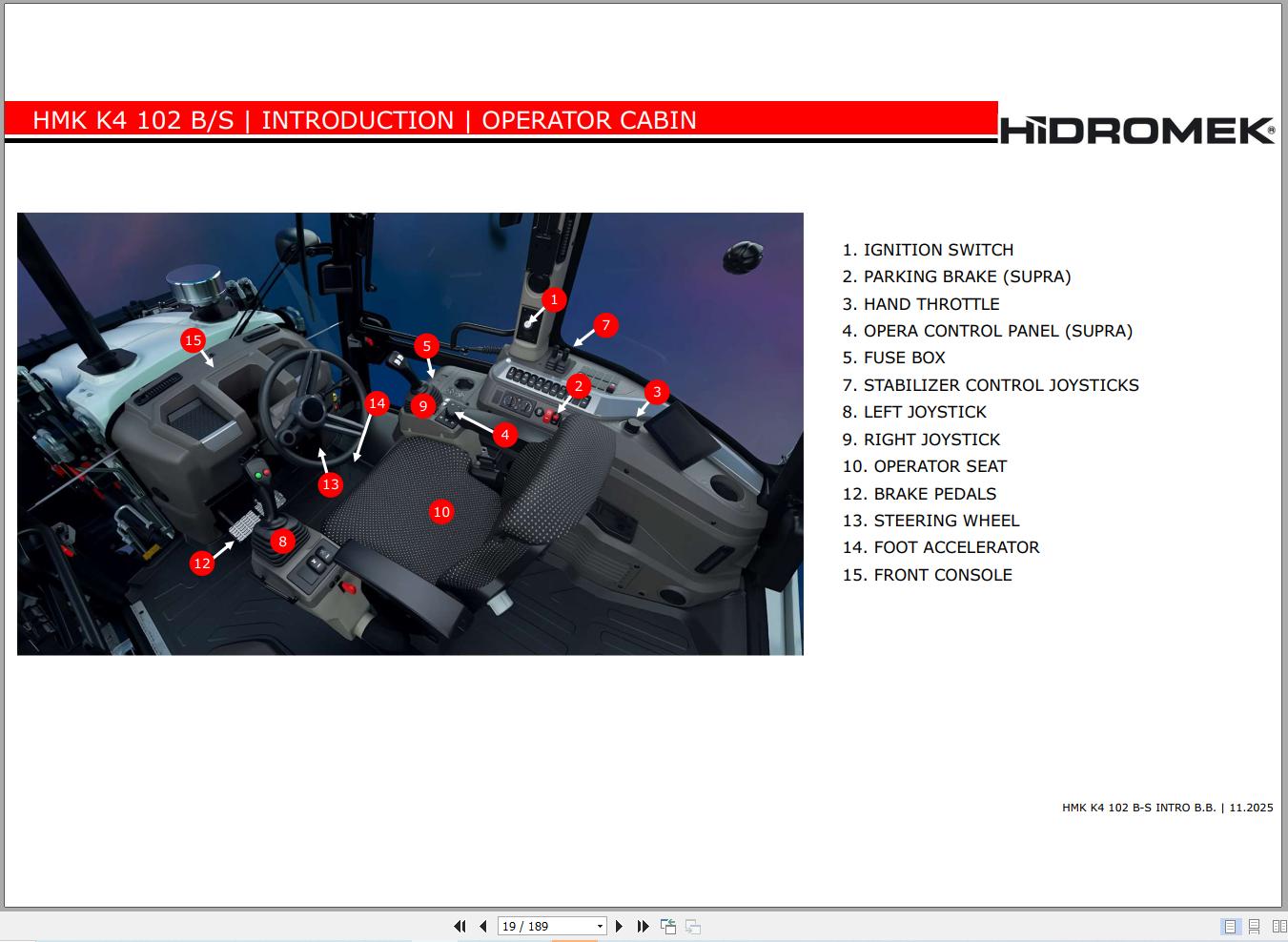 Hidromek Backhoe Loader HMK102B HMK 102S K4 Training Manual 2025 (2)