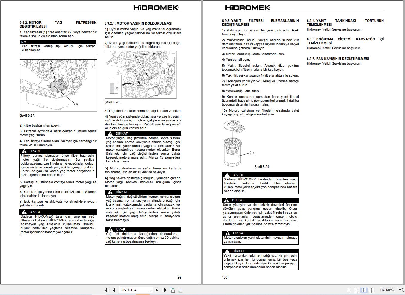 Hidromek Backhoe Loader HMK62T Stage5 Operation Manual M219703400 2025 TR (2)