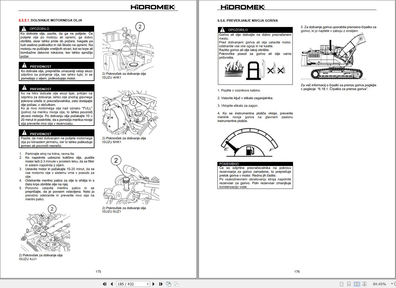Hidromek Excavator HMK140LC 5 to HMK520LC LR 5 Operation Manual H347325414 2026 SL (2)