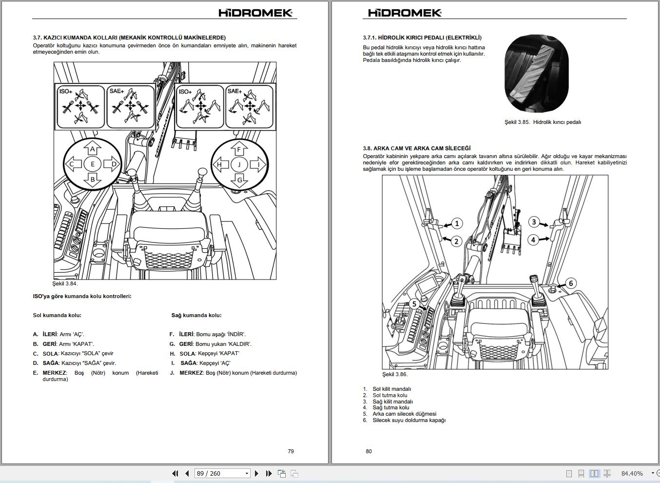 Hidromek HMK102B HMK102S SUPRA & ALPHA K4 Operation Manual Y2502200 2025 TR (2)