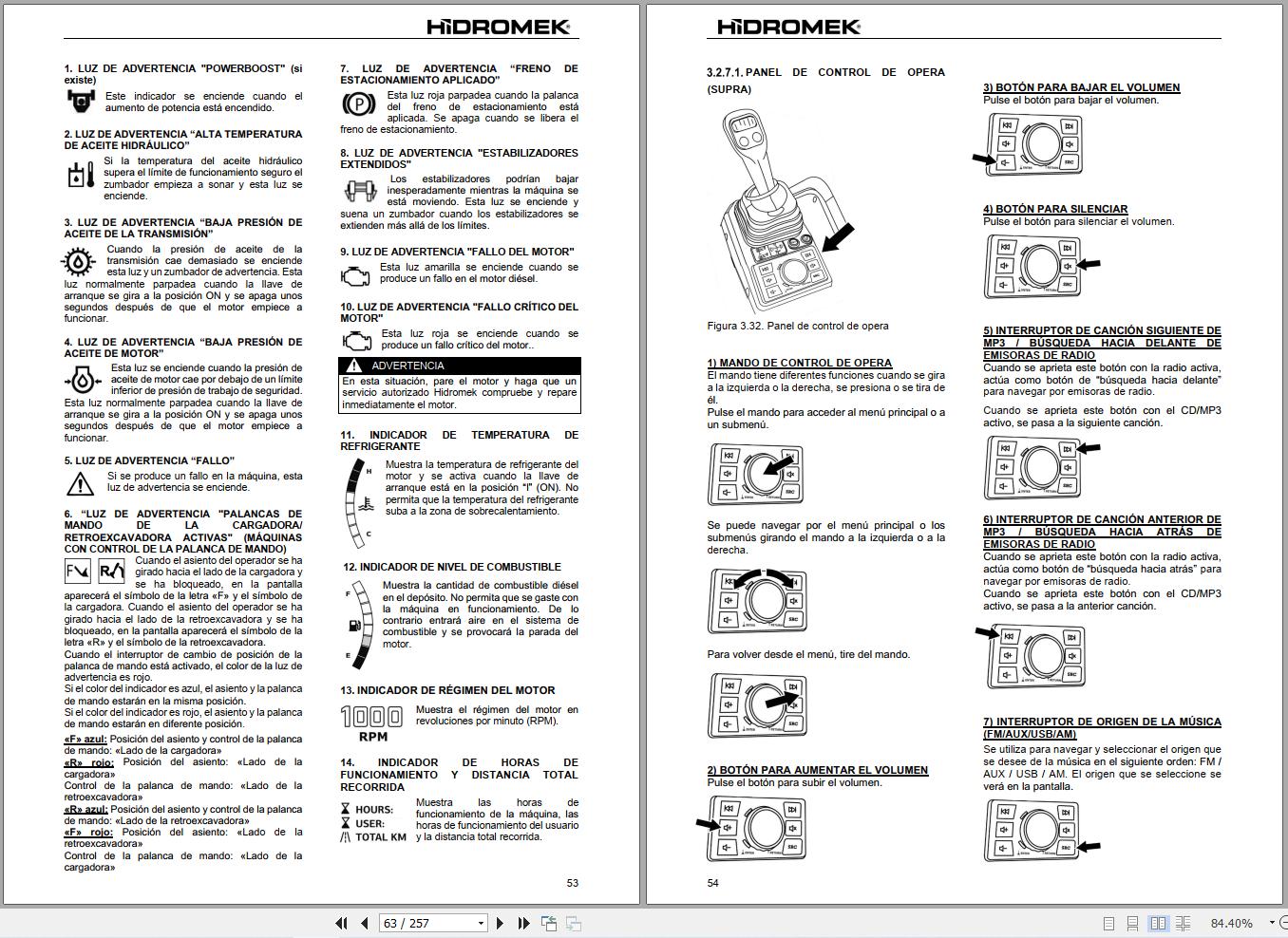 Hidromek HMK102B HMK102S SUPRA & ALPHA K4 Operation Manual Y2502203 2025 ES (2)