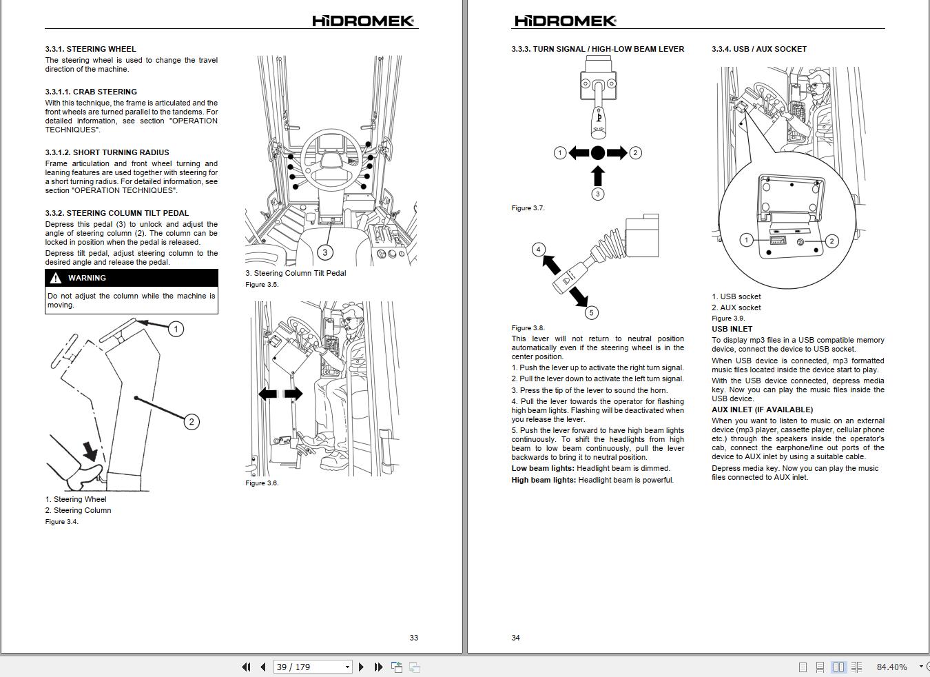 Hidromek Motor Grader HMK MG230 5 Operation Manual R23034401 2026 (2)