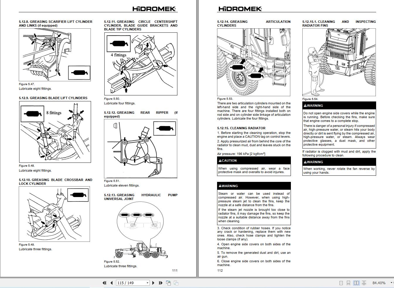 Hidromek Motor Grader HMK460MG Operation Manual R46000401 2026 (2)