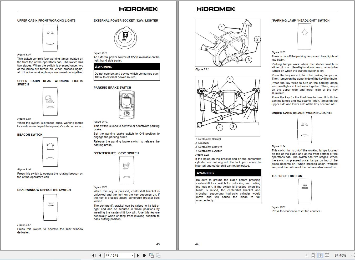 Hidromek Motor Grader HMK460MG Operation Manual R46000401A 2026 (2)