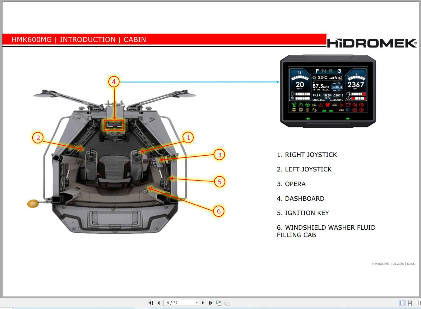 Hidromek Motor Grader HMK600MG Instruction Manual 2025 (2)