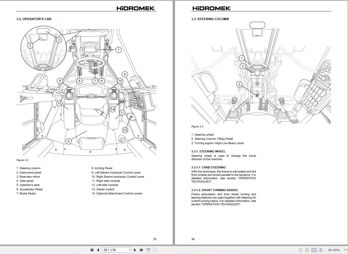 Hidromek Motor Grader HMK600MG Stage3A Operation Manual R60012401 2026 (2)