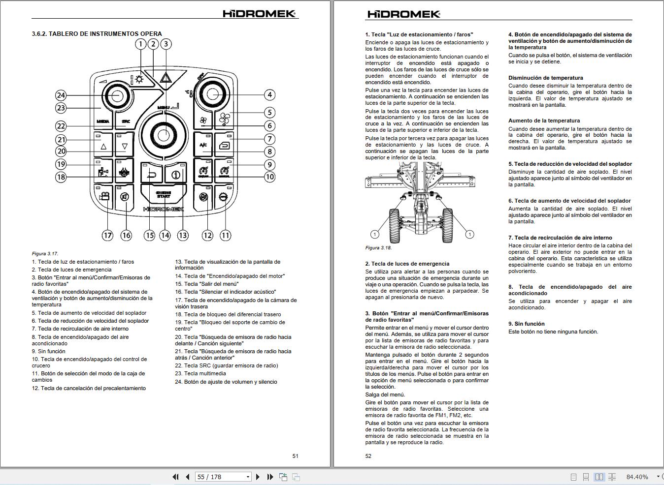 Hidromek Motor Grader HMK600MG Stage3A Operation Manual R60012402 2026 ES (2)