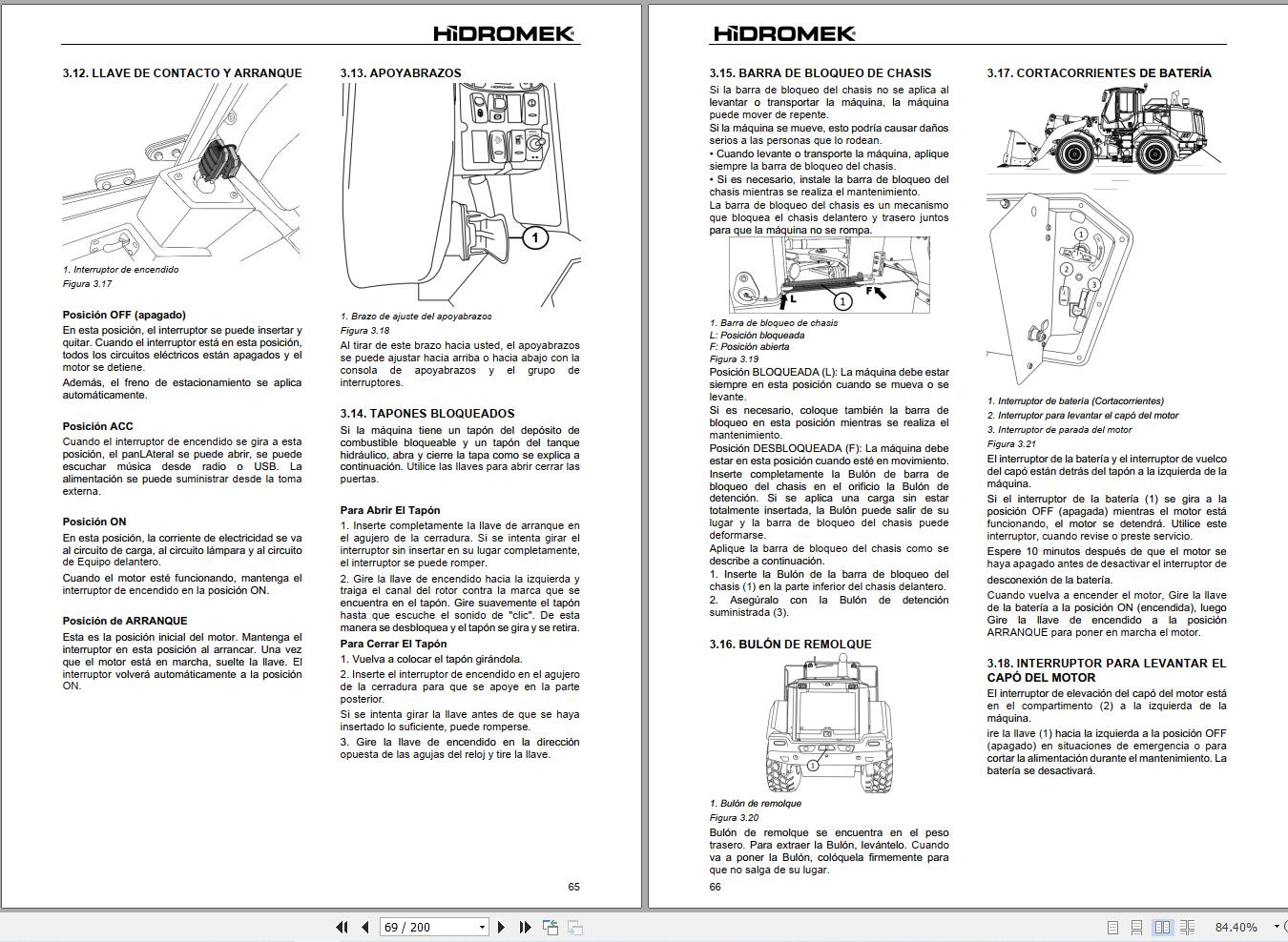 Hidromek Wheel Loader HMK635WL 5 Stage 5 Operation Manual L217200402 2026 ES (2)