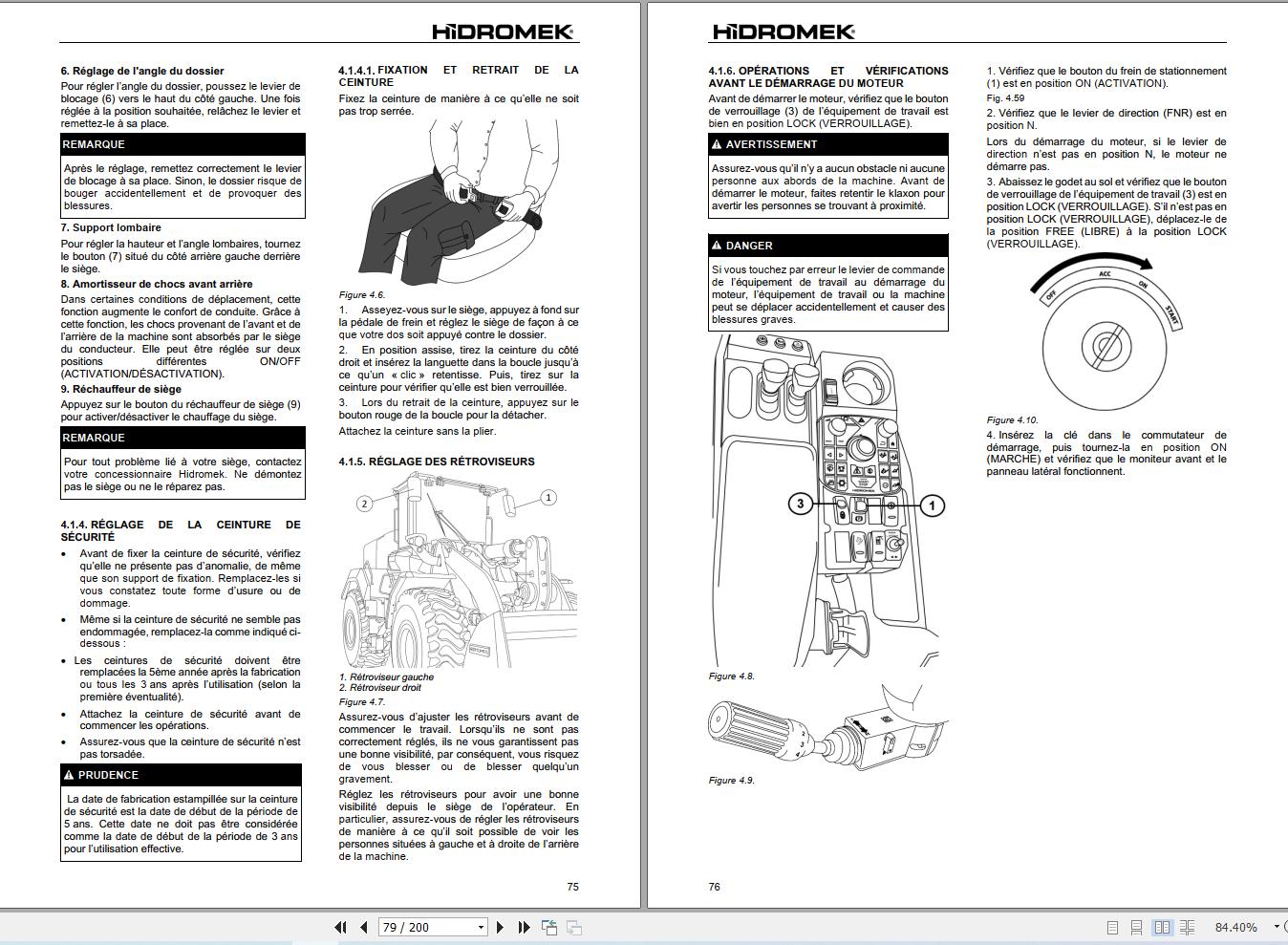 Hidromek Wheel Loader HMK635WL 5 Stage 5 Operation Manual L217200403 2026 FR (2)
