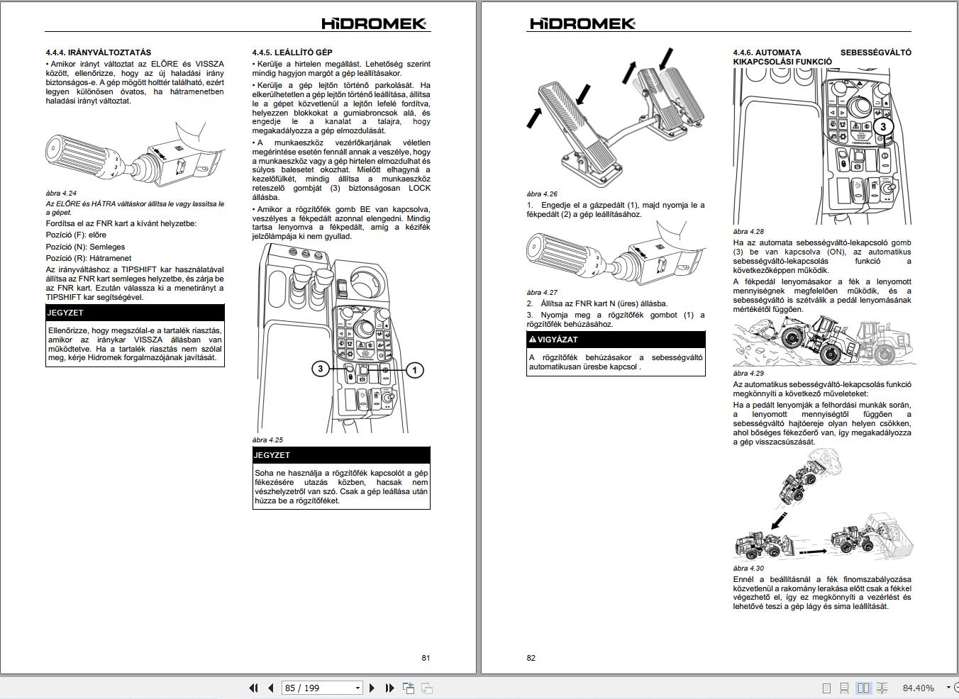 Hidromek Wheel Loader HMK635WL 5 Stage 5 Operation Manual L217202416 2026 HU (2)