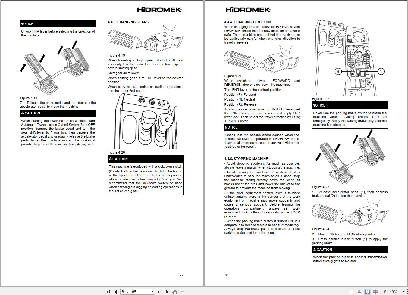 Hidromek Wheel Loader HMK635WL Stage 3 Operation Manual L217201401 2026 (2)
