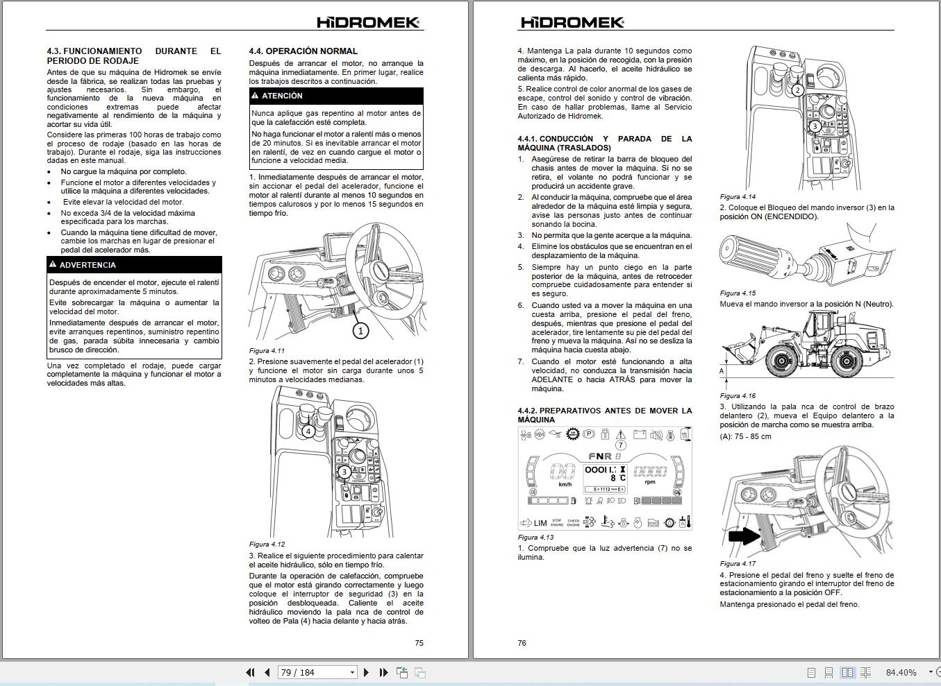 Hidromek Wheel Loader HMK635WL Stage 3 Operation Manual L217201402 2026 ES (2)