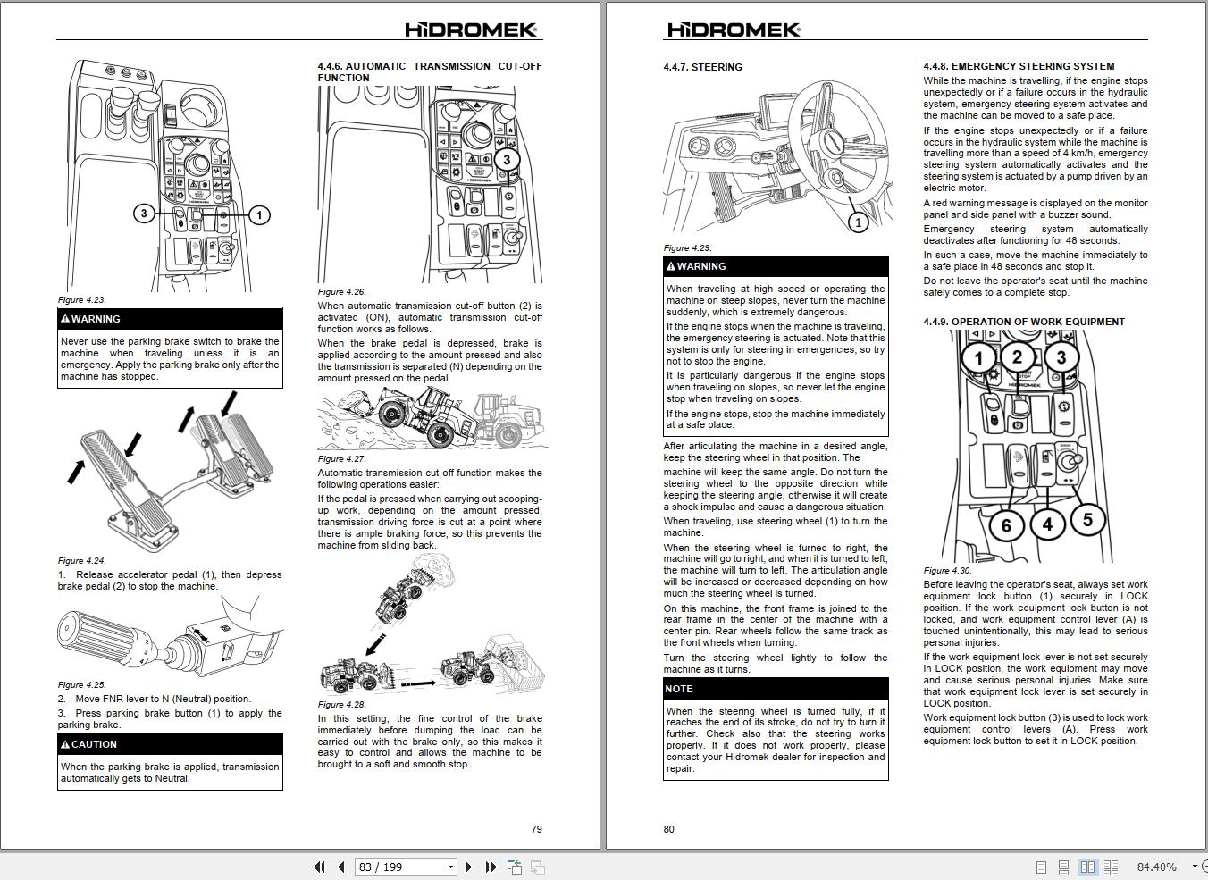 Hidromek Wheel Loader HMK640WL 5 Stage5 Operation Manual L227202401 2026 (2)