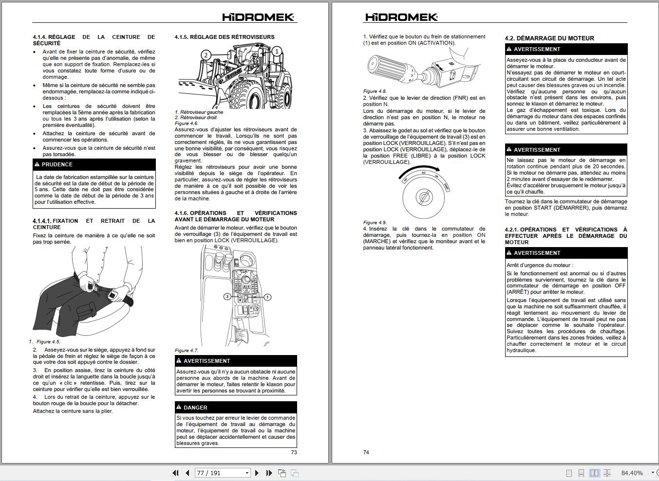 Hidromek Wheel Loader HMK640WL 5 Stage5 Operation Manual L227202403 2026 FR (2)