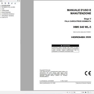 Hidromek Wheel Loader HMK640WL 5 Stage5 Operation Manual L227202408 2026 IT (1)