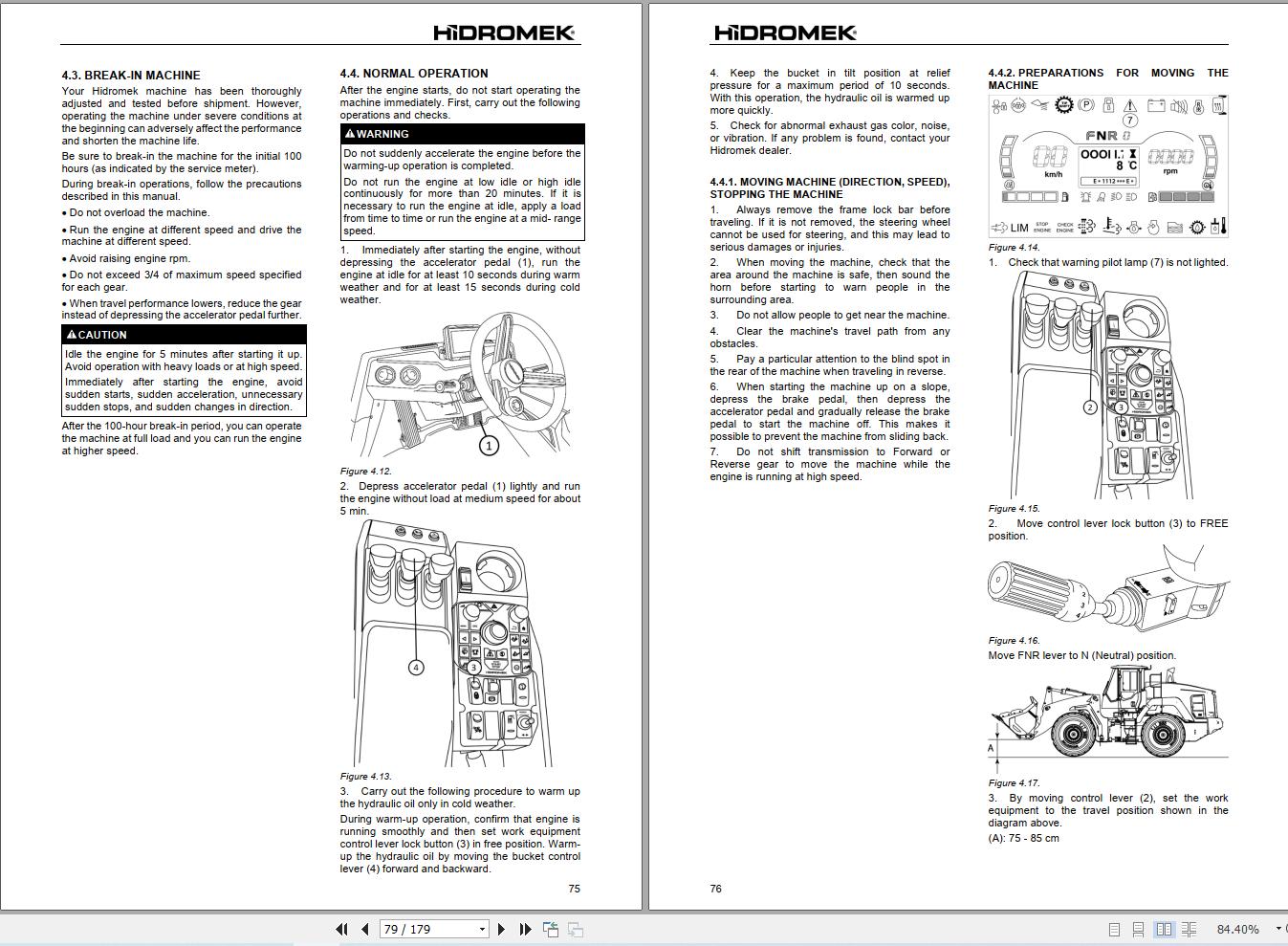 Hidromek Wheel Loader HMK640WL Stage 3 Operation Manual L227201401 2026 (2)