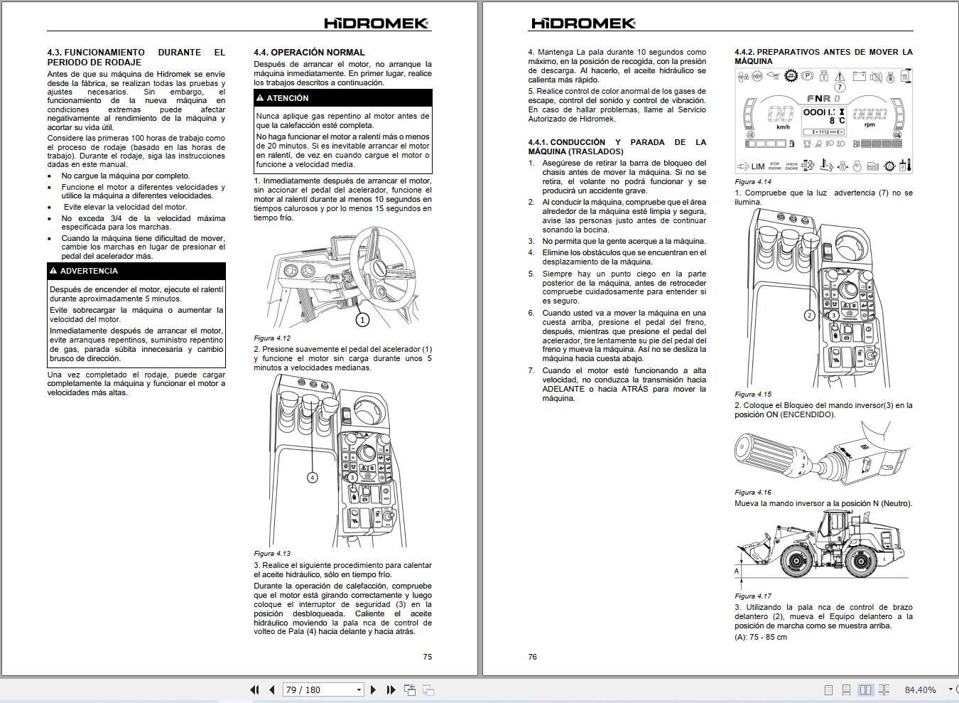 Hidromek Wheel Loader HMK640WL Stage 3 Operation Manual L227201402 2026 ES (2)