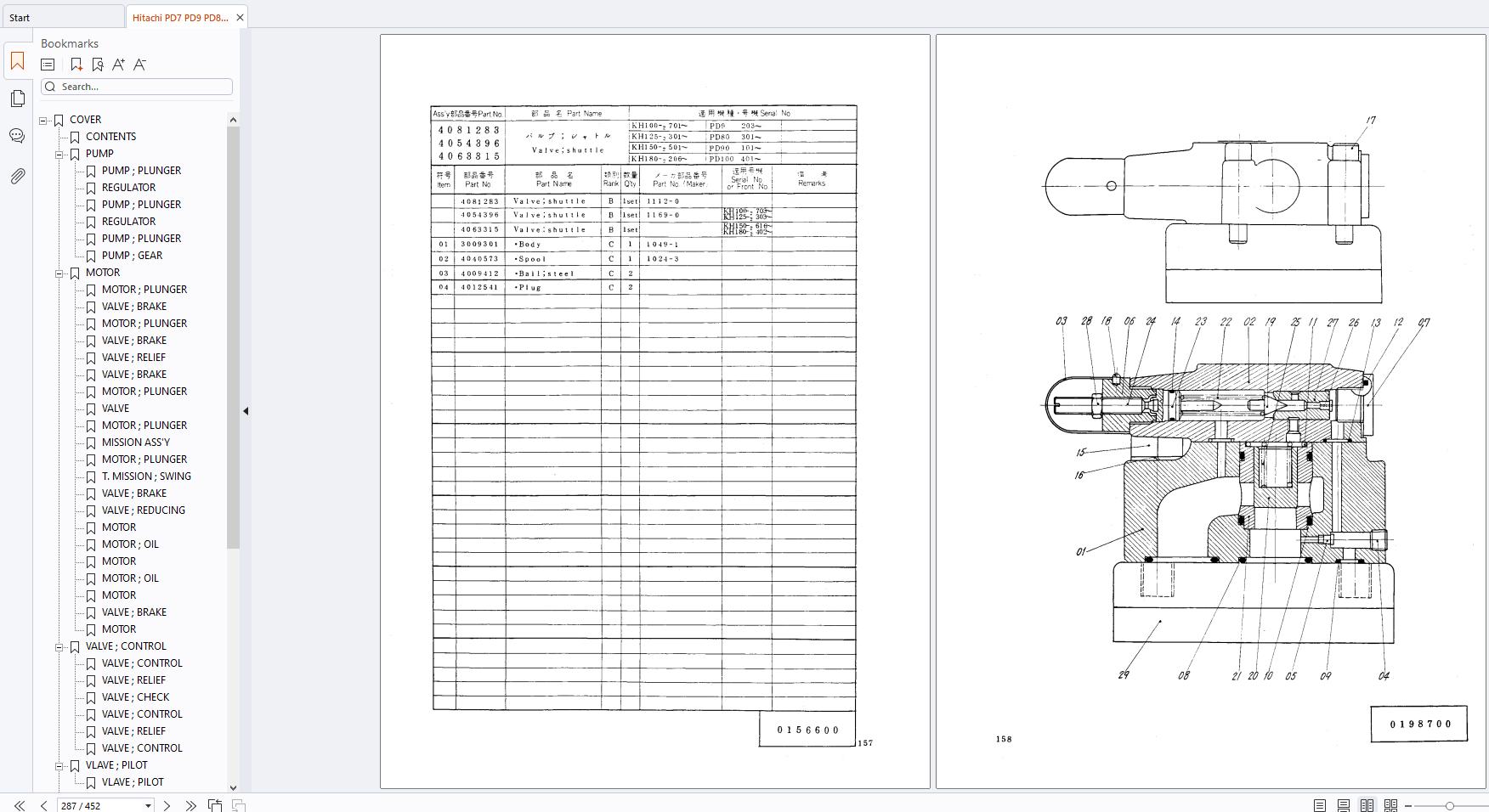 Hitachi Crawler Crane PD100 Parts Catalog EN JP (5)