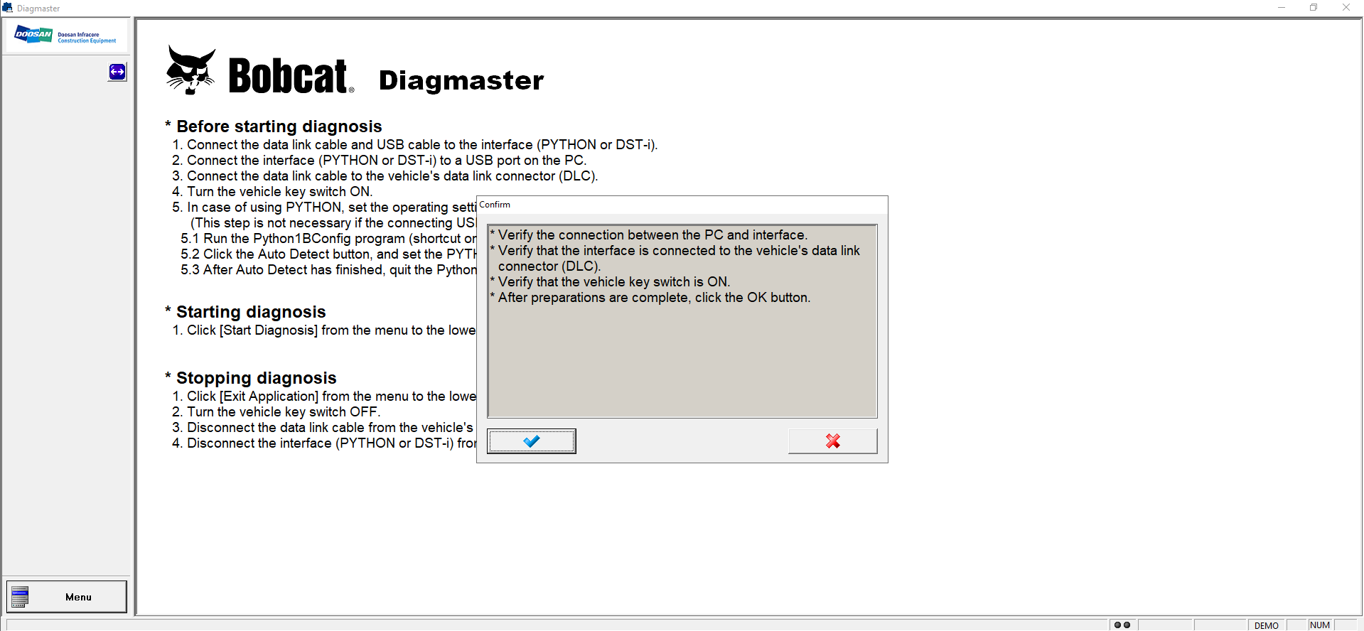 How To Fix Error Bobcat Diagmaster Ver 4.3.1 Diagnostic Software (1)