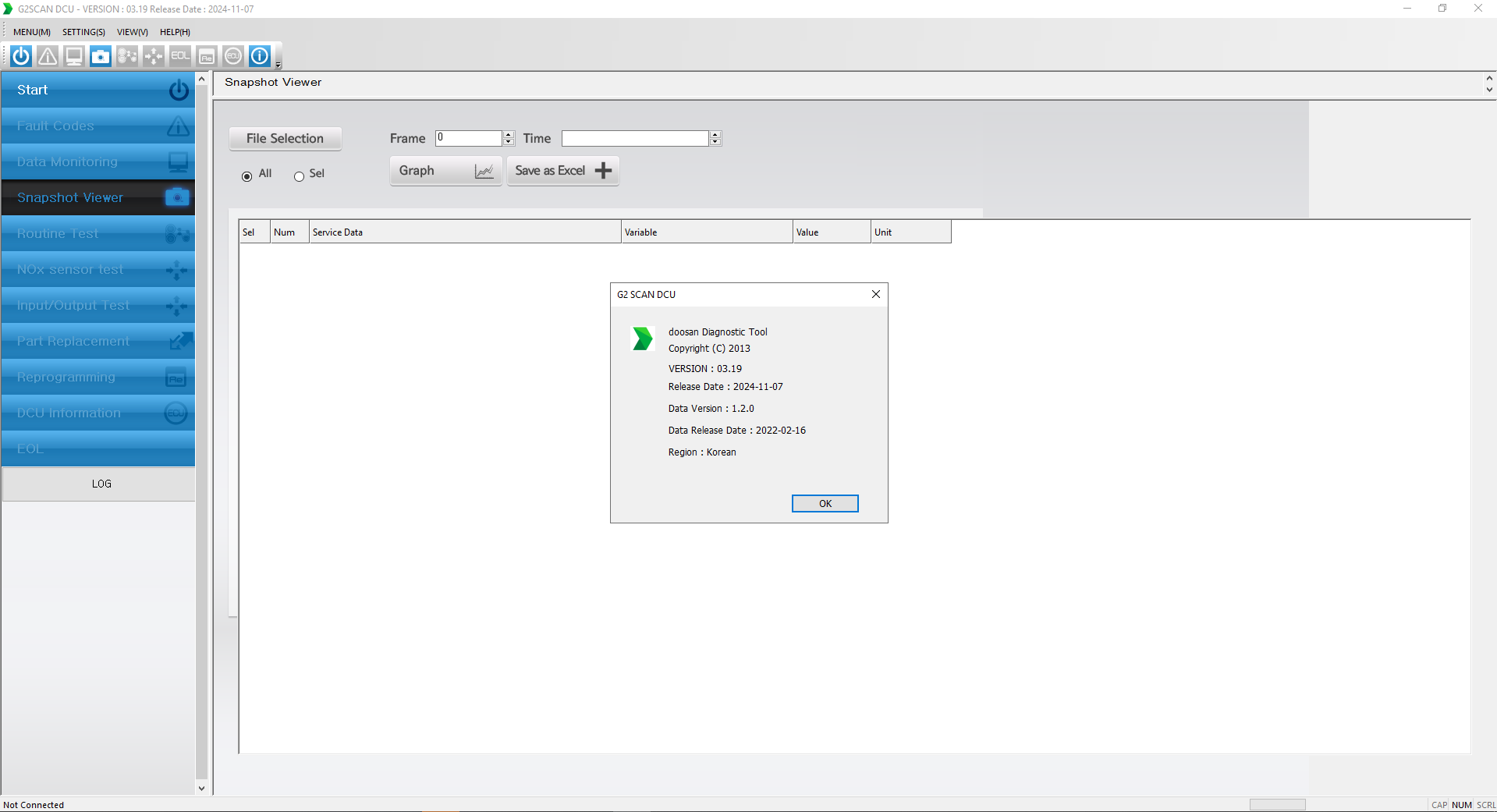 How To Fix Error Bobcat Engine Diagnostic Program Analyzer 03.19 DCU G2Scan Industry 11.2024 (2)