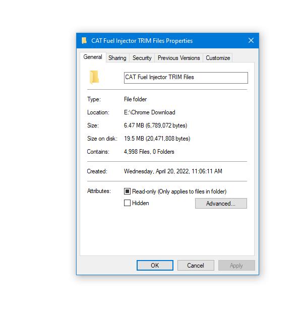 How To Fix Error CAT Trim Files Fuel Injector (1)