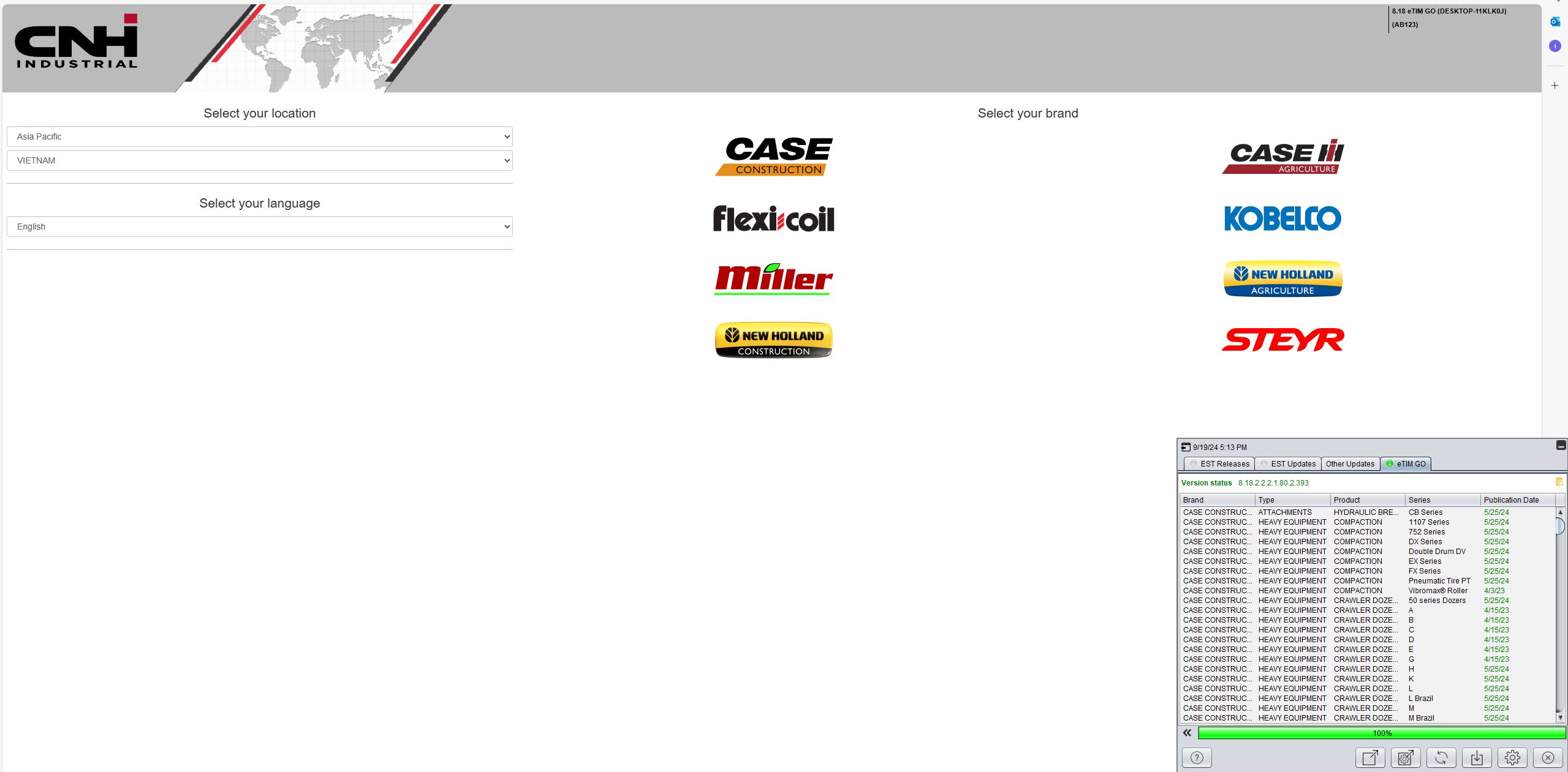 How To Fix Error CNH EST 9.11 eTIMGO 09.2024 Service Manual Diagnostic Program (1)