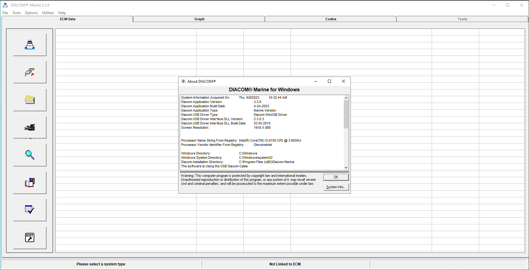 How To Fix Error DIACOM Diagnostic Tool Marine 3.3.8 2023 (2)