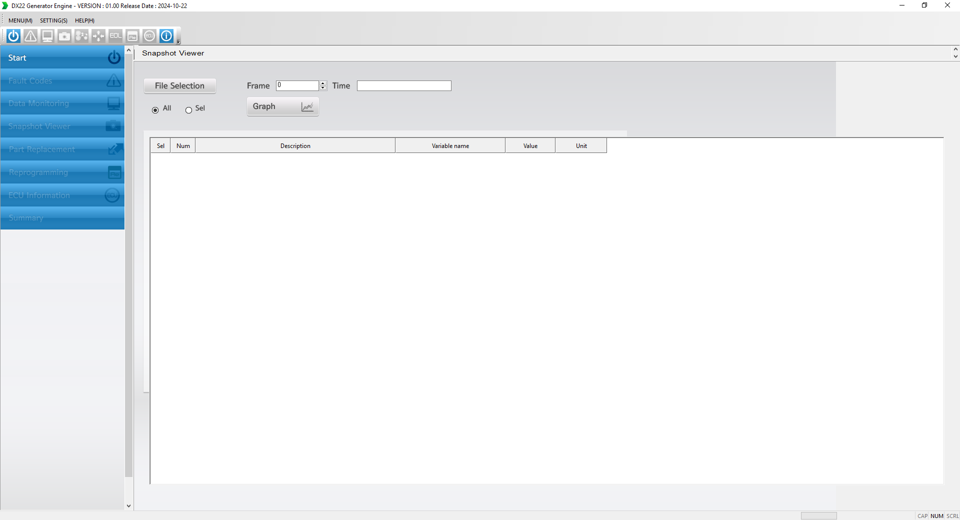 How To Fix Error Doosan Diagnostic Program DX22 Generator Engine 01.00 10.2024 (2)