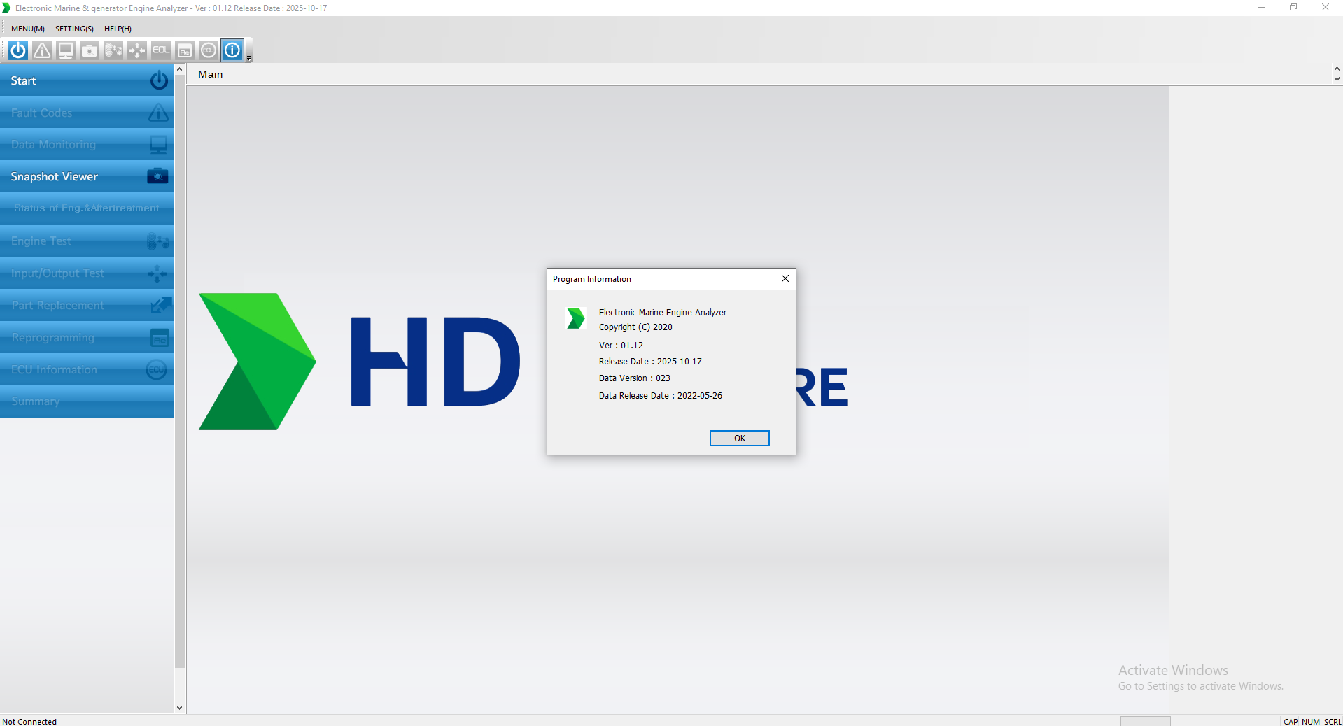 How To Fix Error Doosan Electronic Marine Generator Engine Analyzer 01.12 10.2025 Diagnostic Program (1)