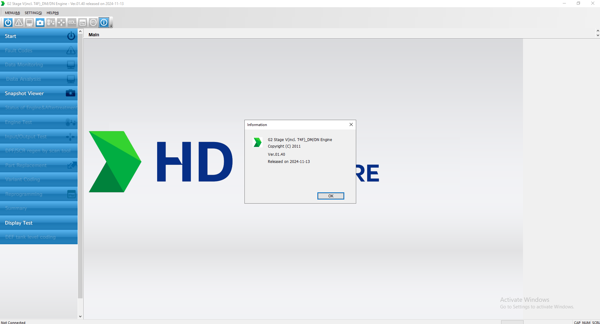 How To Fix Error Doosan G2 Stage V (Incl. T4F) DM DN Engine 01.40 11.2024 Diagnostic Program (1)