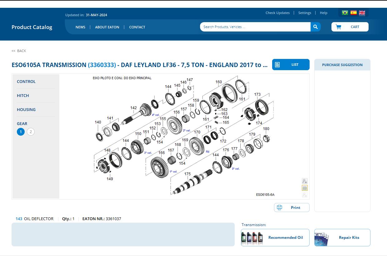 How To Fix Error EATON EPC Spare Parts List Brazil Product Catalog 09.2024 (2)