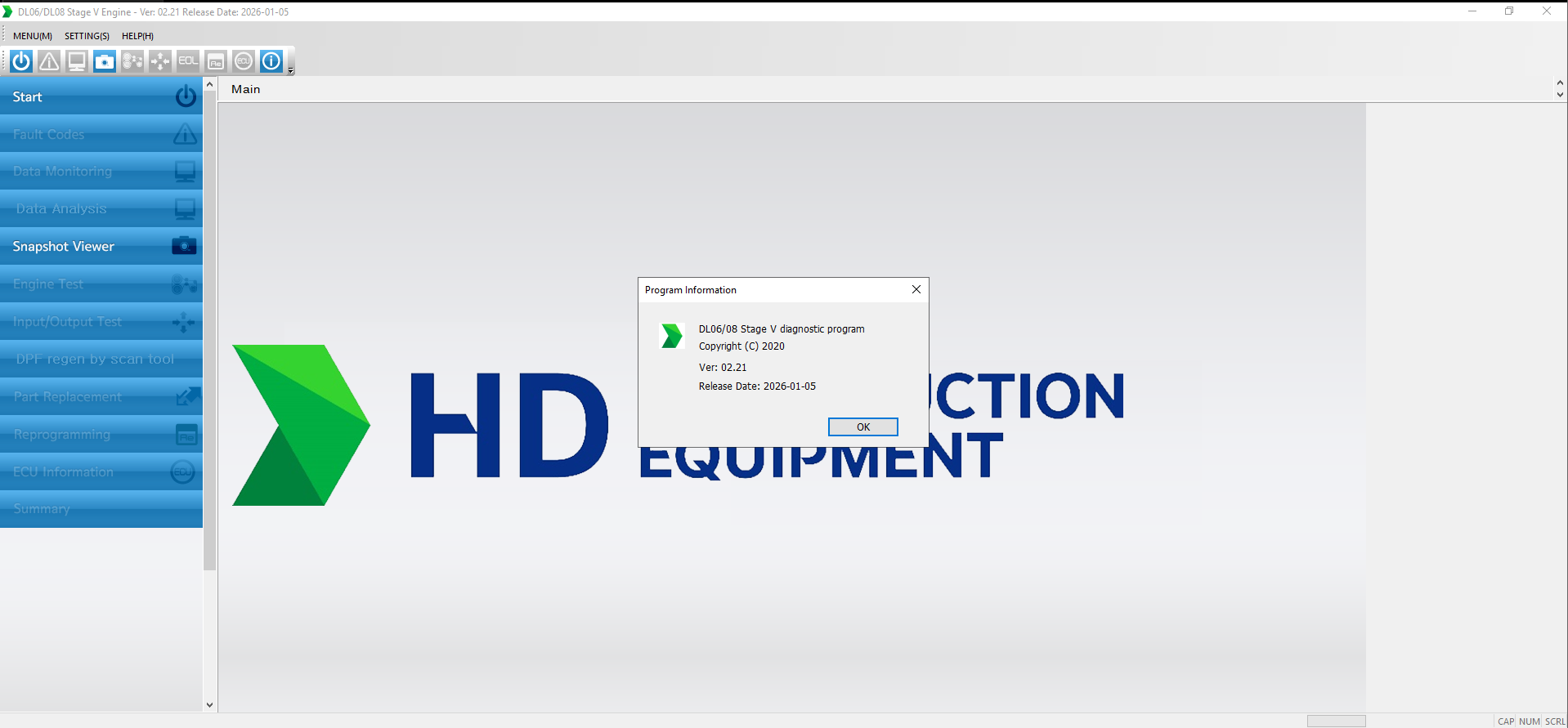 How To Fix Error Hyundai Doosan DL06 DL08 T4F Engine DPF Stage V V2.20 01.2026 Diagnostic Program (1)
